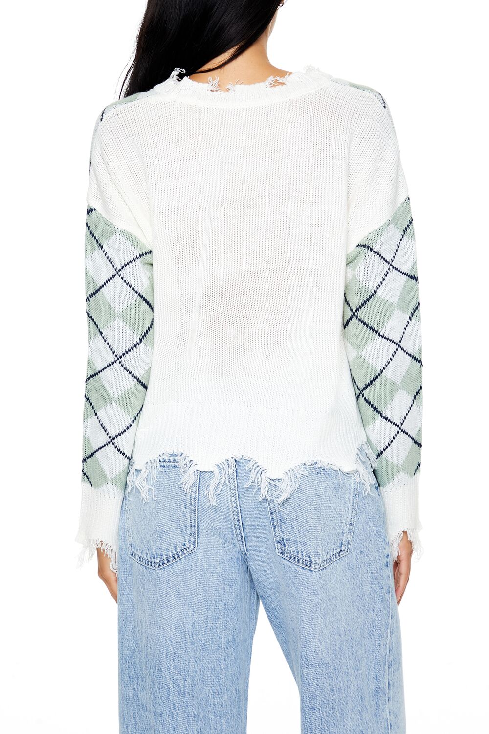 Cropped Rombo Sweater