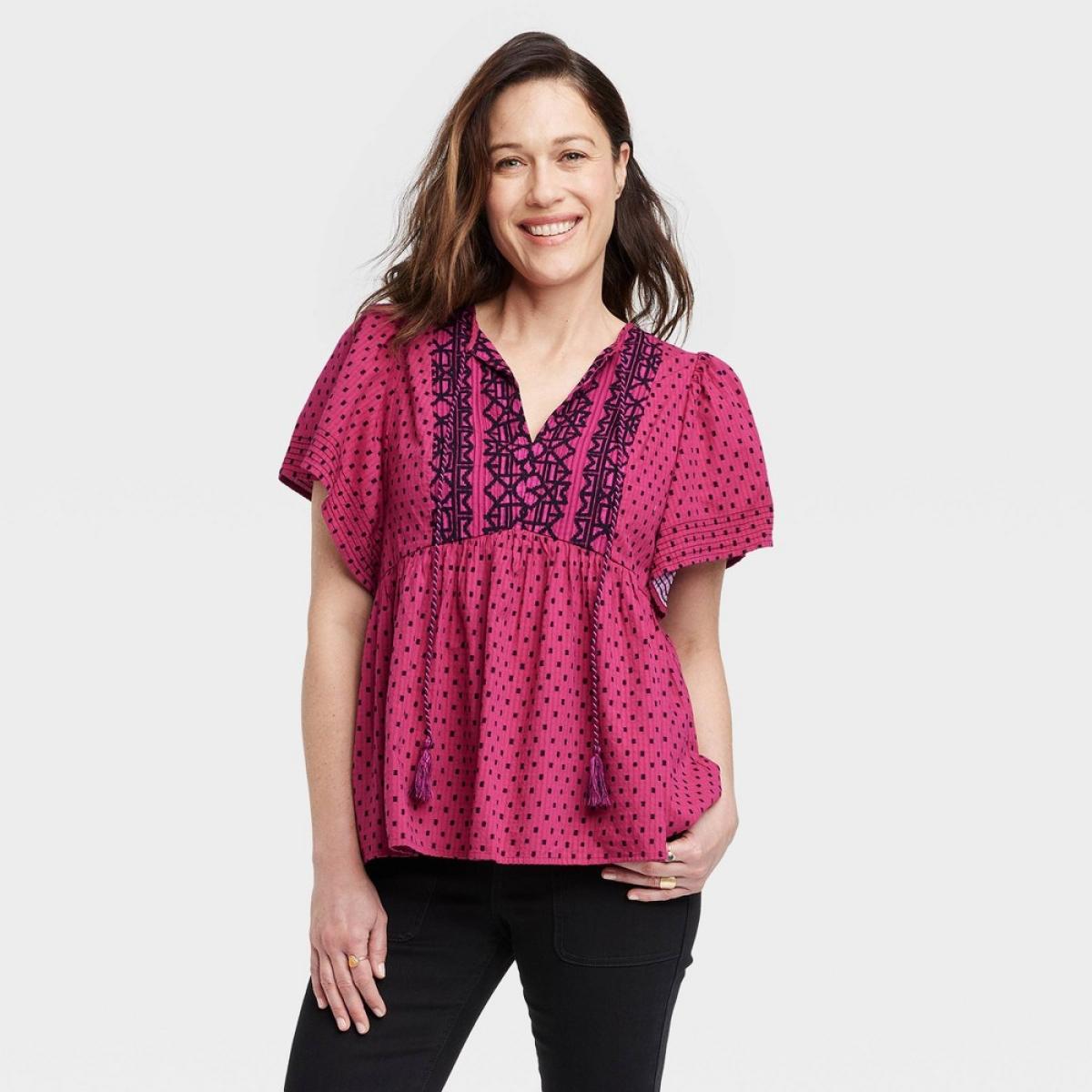 Knox Rose Flutter Top