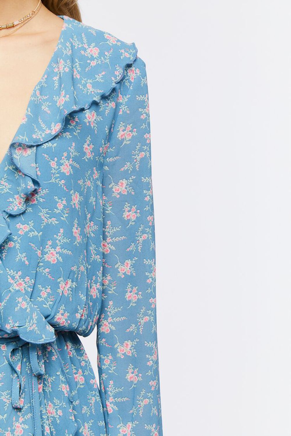 Forever 21 Chiffon Floral Mini Dress