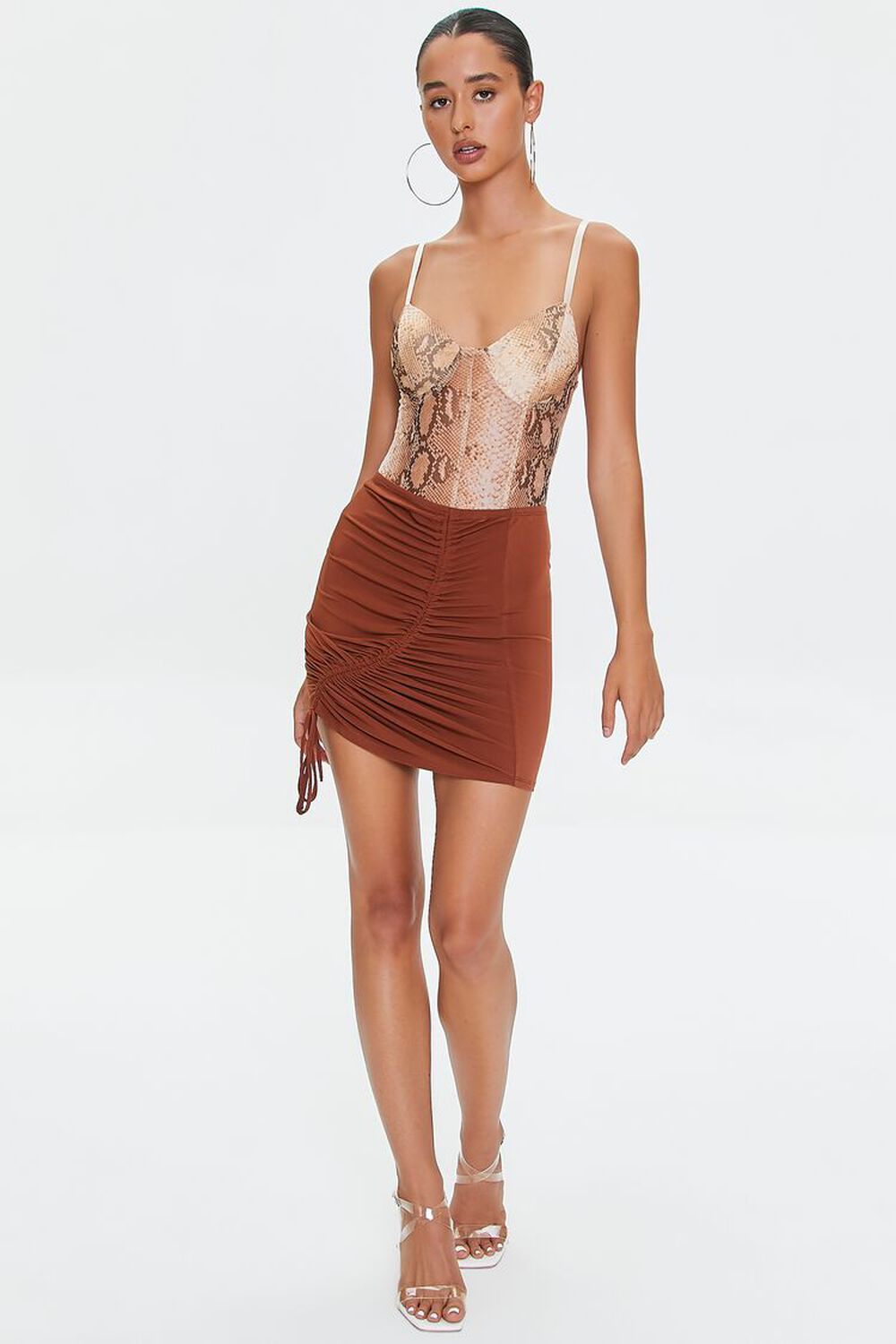Forever 21 Ruched Mini Skirt