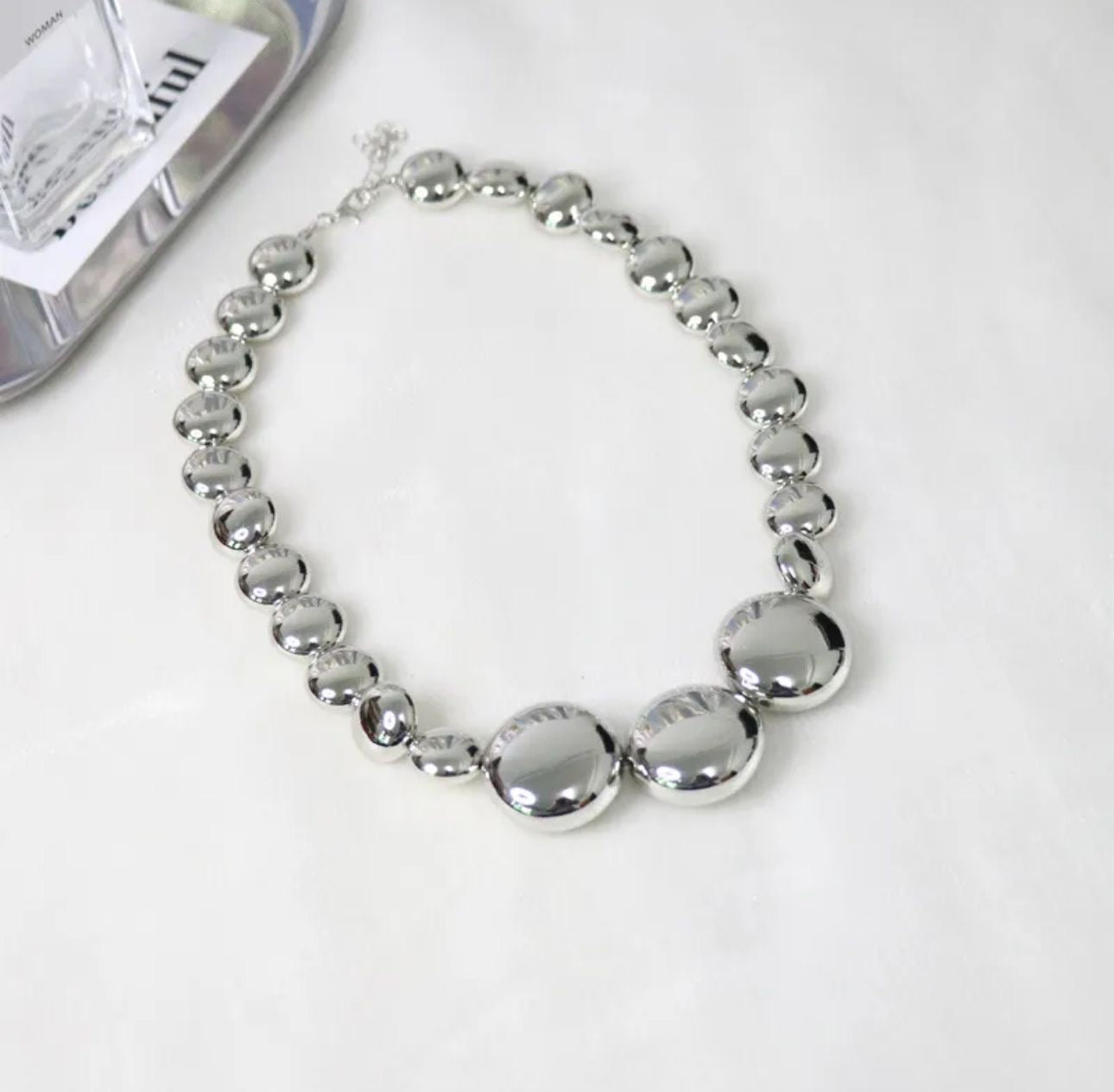 Collar esfera plana
