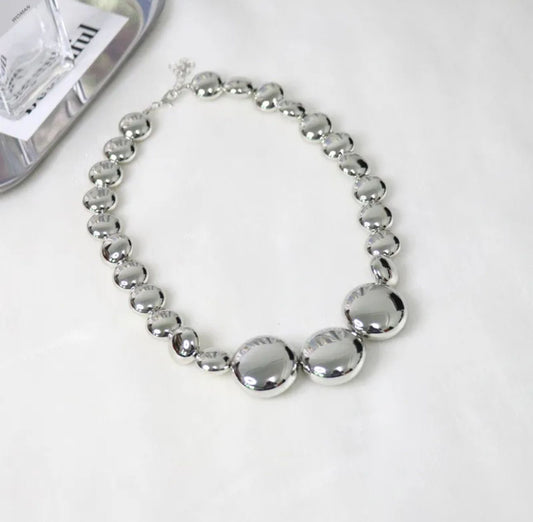 Collar esfera plana