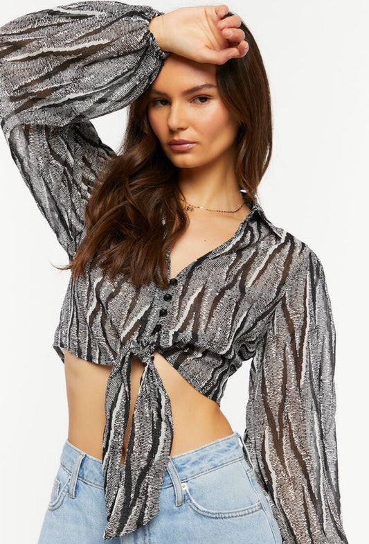 Forever 21 Abstract Chiffon