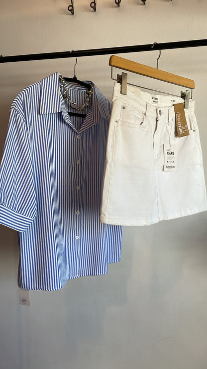 Kensie Jeans White Skirt