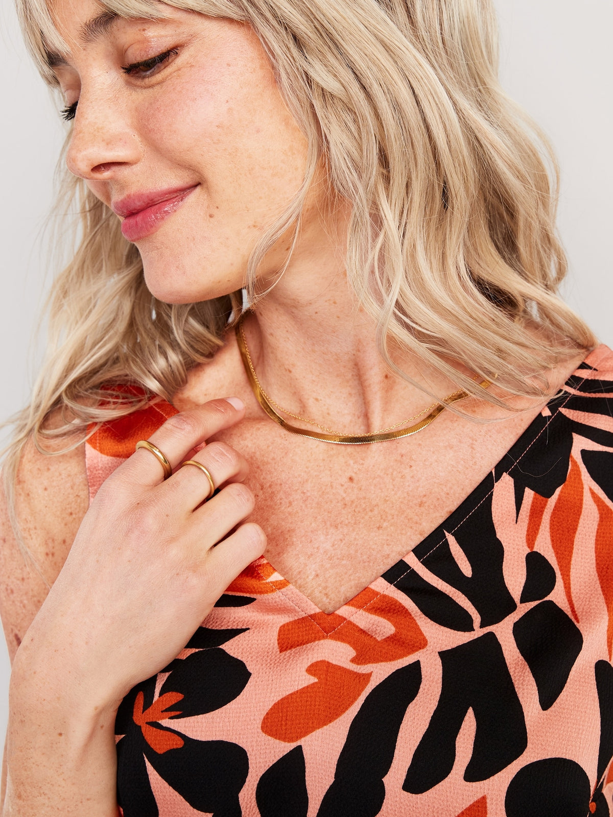 Old Navy V-neck Satin Top
