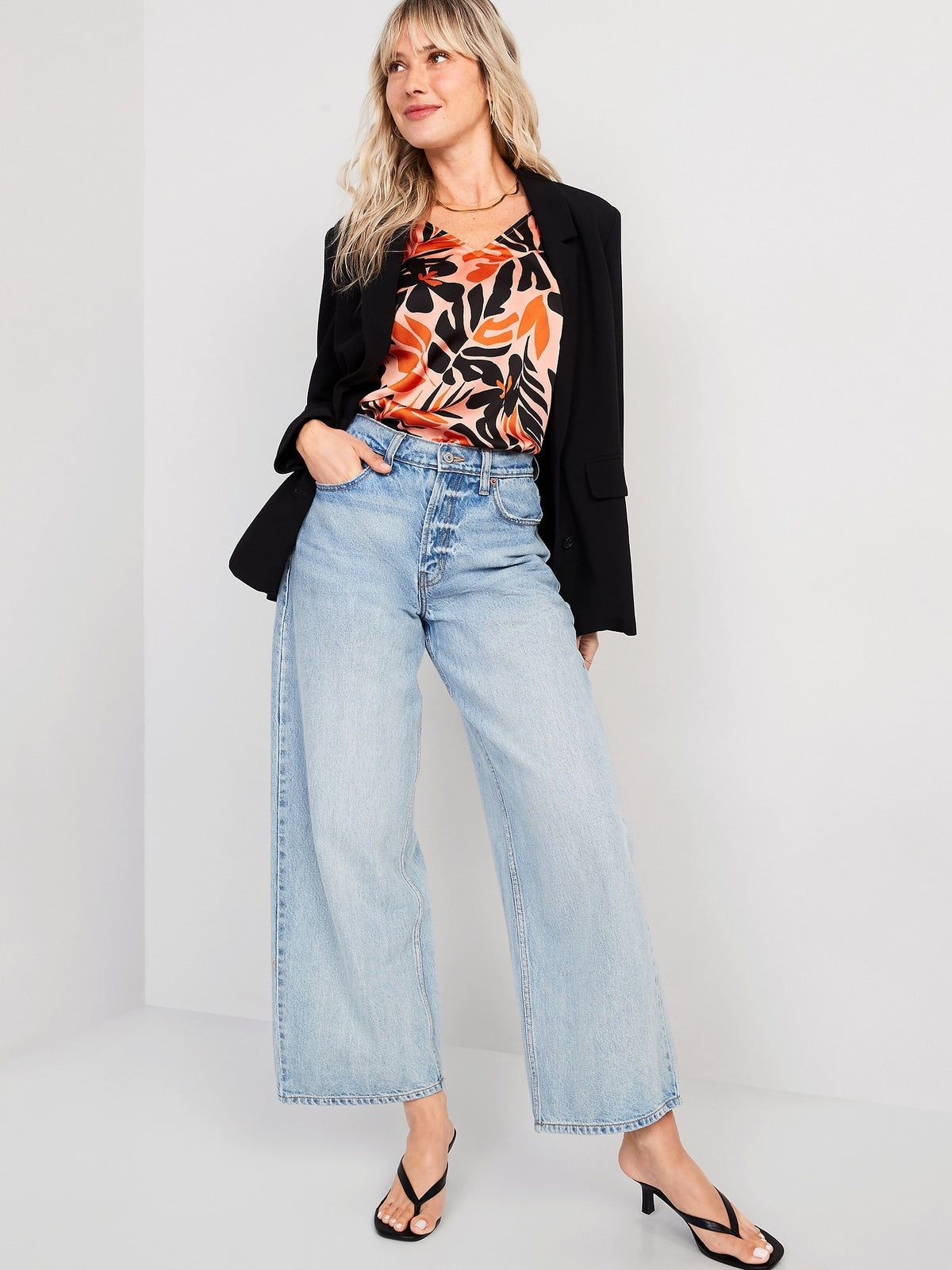 Old Navy V-neck Satin Top