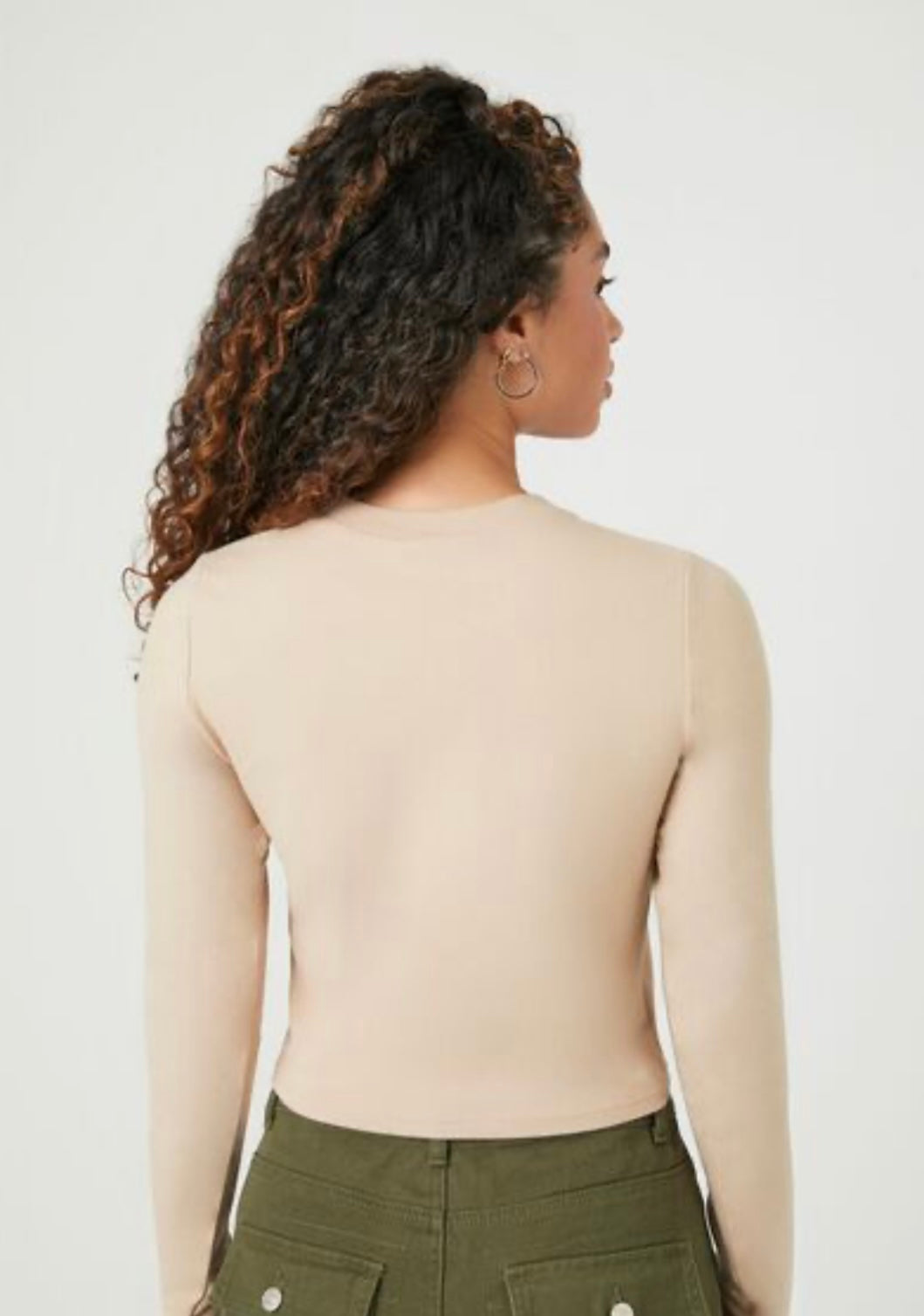 Forever 21 Bordado Crop Top