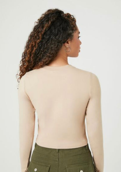 Forever 21 Bordado Crop Top