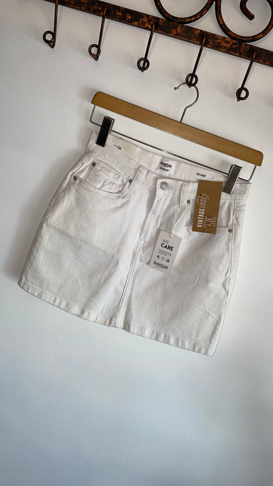 Kensie Jeans White Skirt