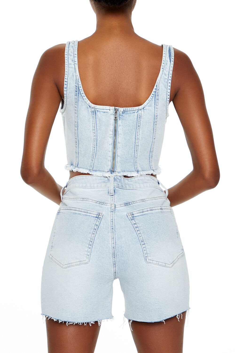 Forever Denim Crop Top