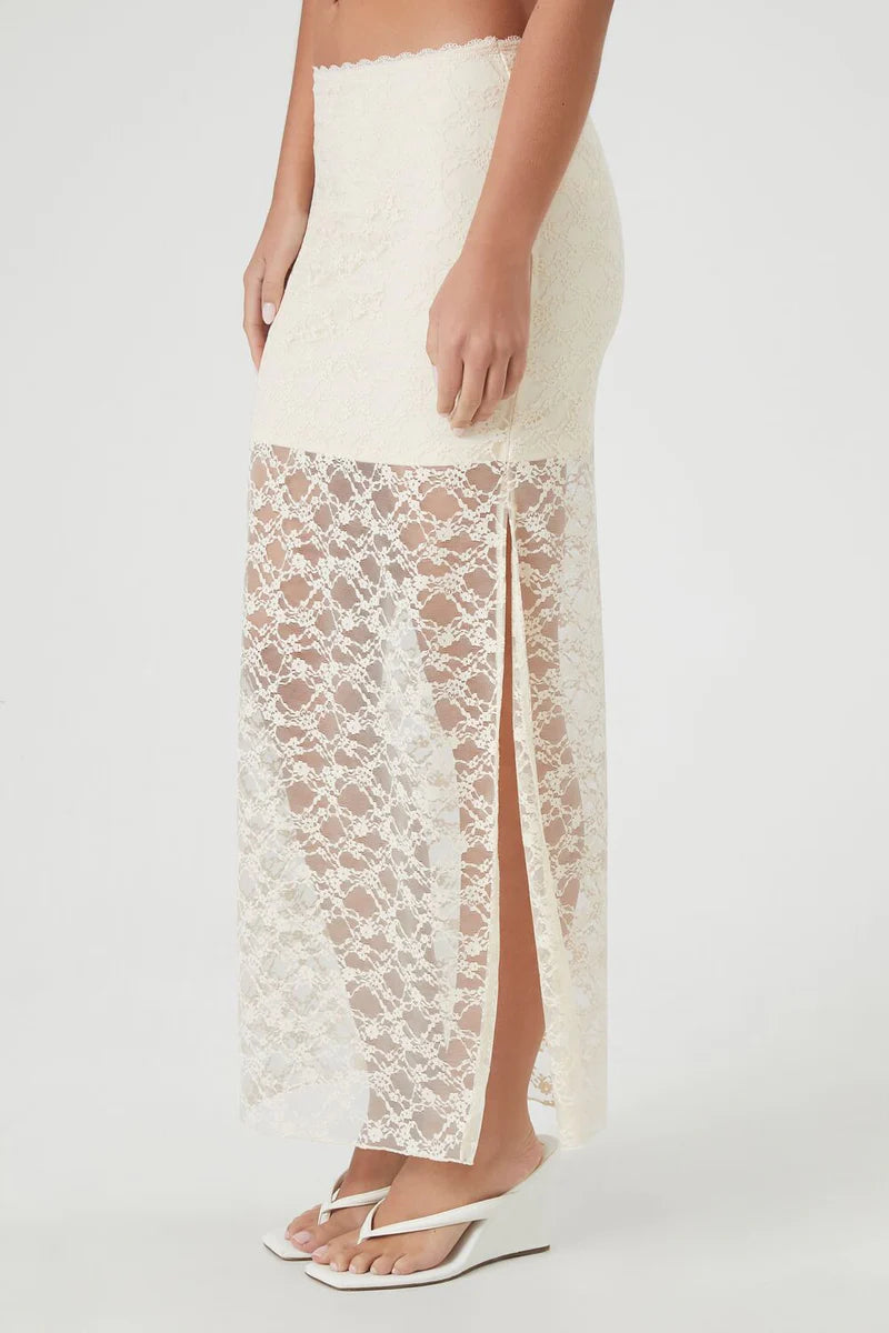 Forever 21 Falda de encaje