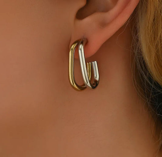 Aretes Candonga doble
