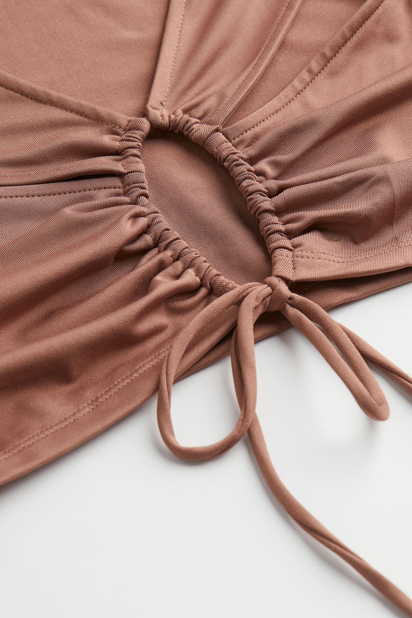 H&M Crop top de aberturas