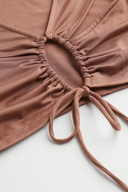 H&M Crop top de aberturas
