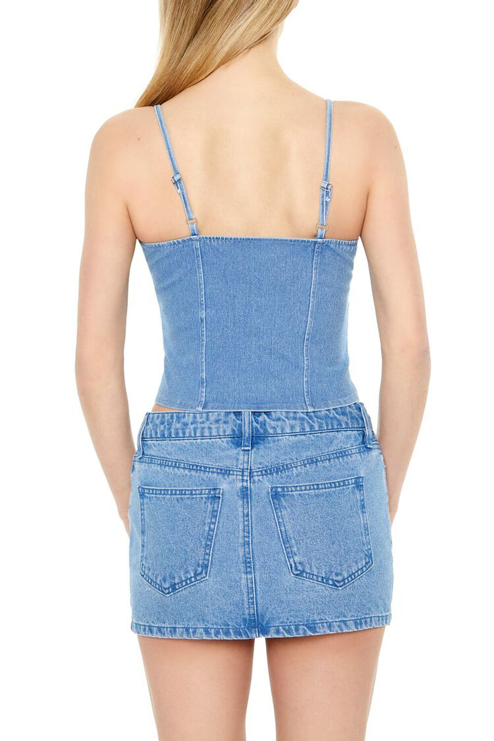 Forever 21 Sweetheart Denim Cami