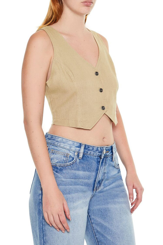 Forever 21 V Neck Vest