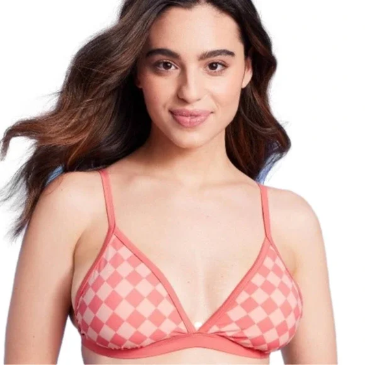 Top de Bikini Coral Pink