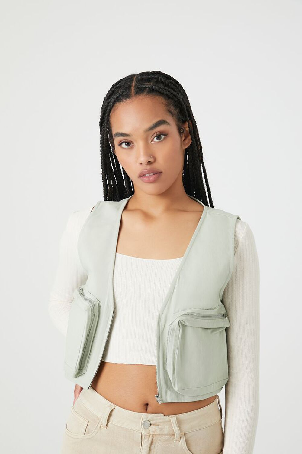 Forever 21 Cargo Vest
