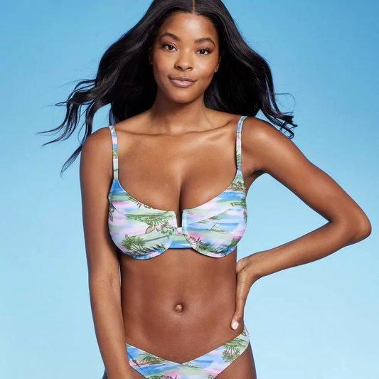 Top de Bikini Multi Tropical