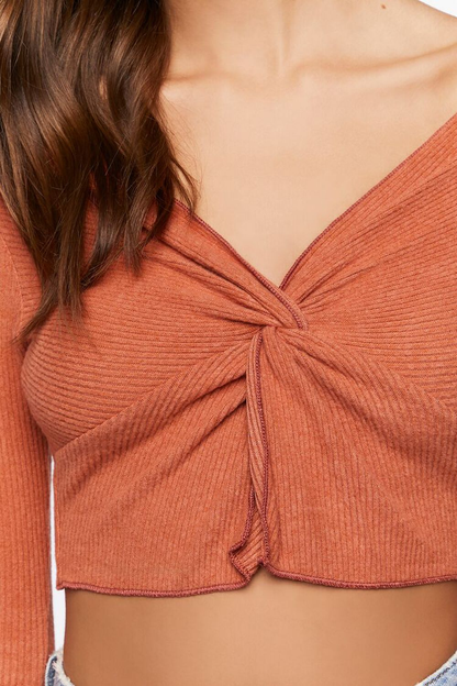 Forever 21 Twisted Crop Top