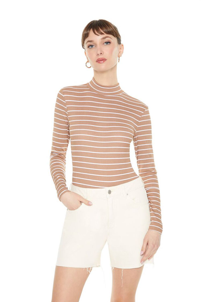 Forever 21 Mock Neck Bodysuit