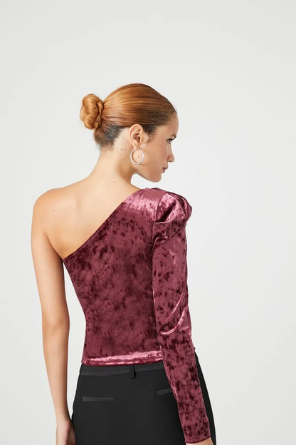 Forever 21 Velvet Crop Top